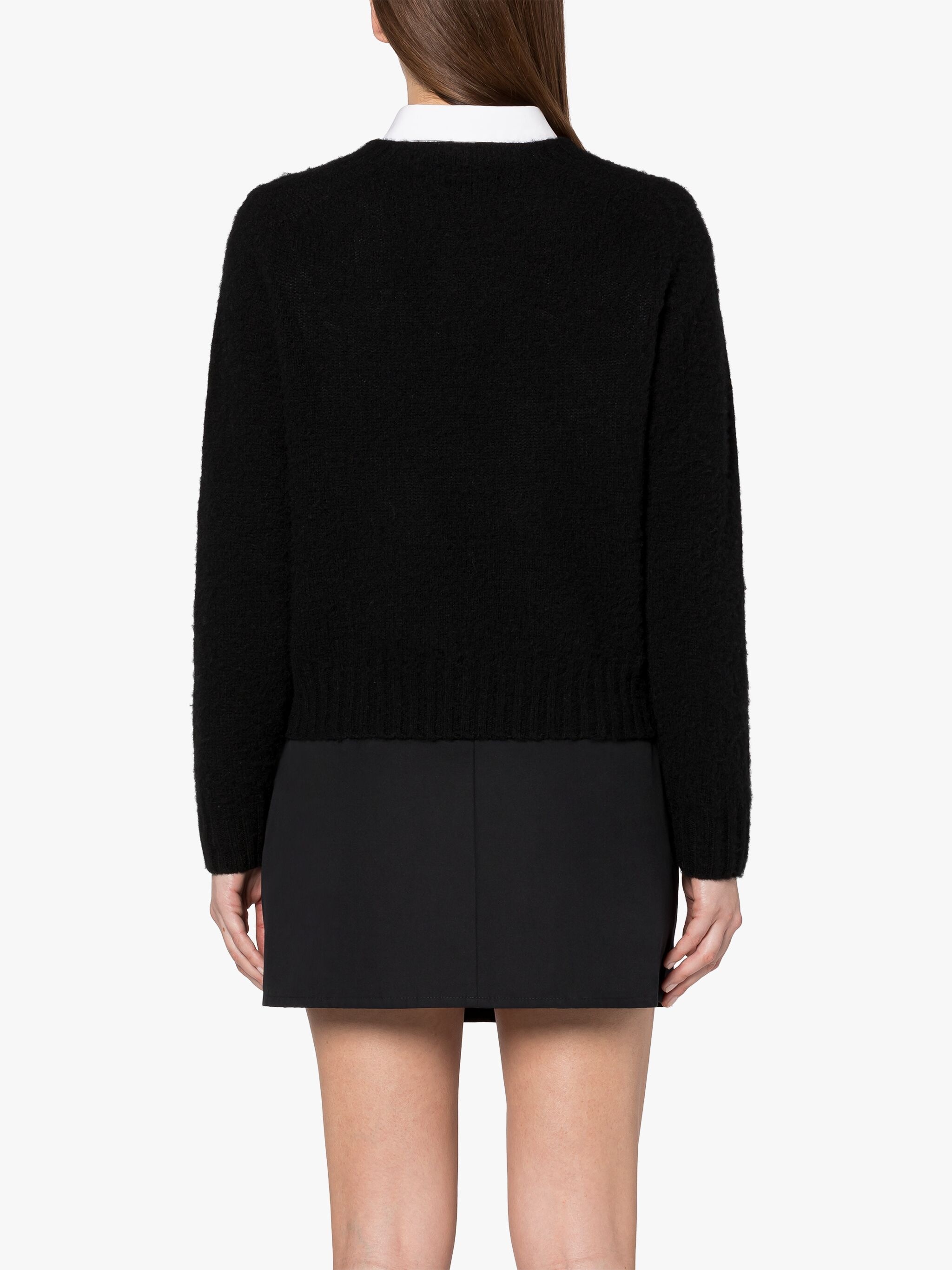 KENNEDI BLACK CREWNECK SWEATER - 4