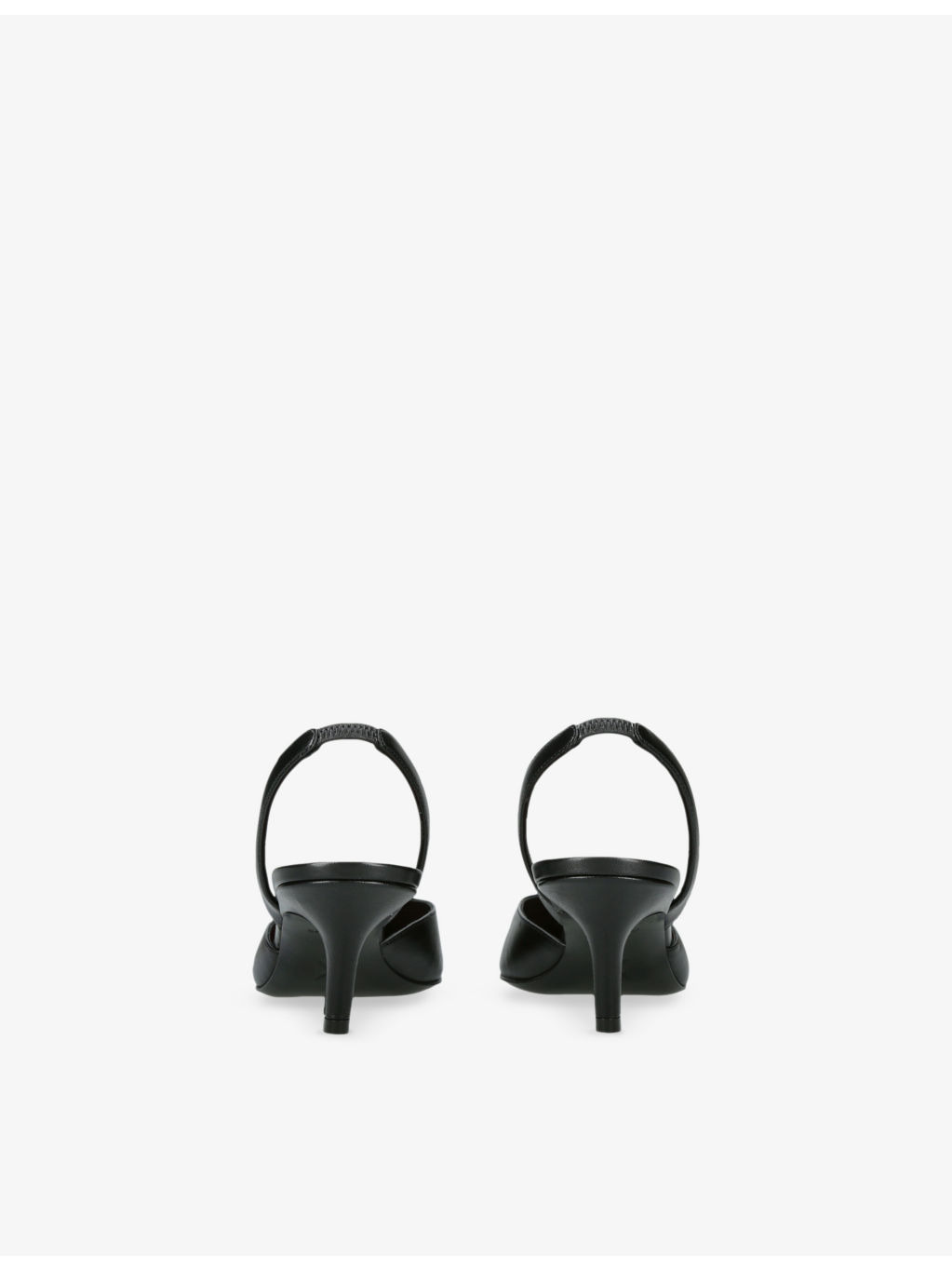 Sofia Sling-Back Heeled Leather Courts - 4