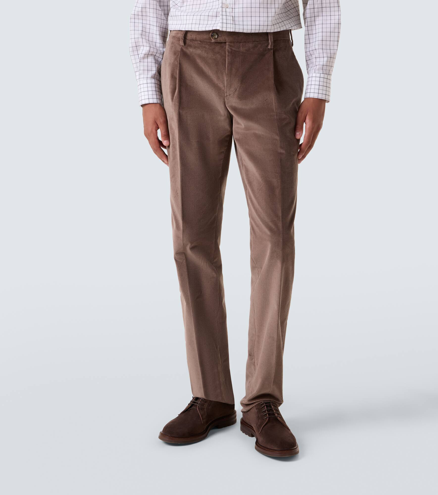 Cotton corduroy suit pants - 3