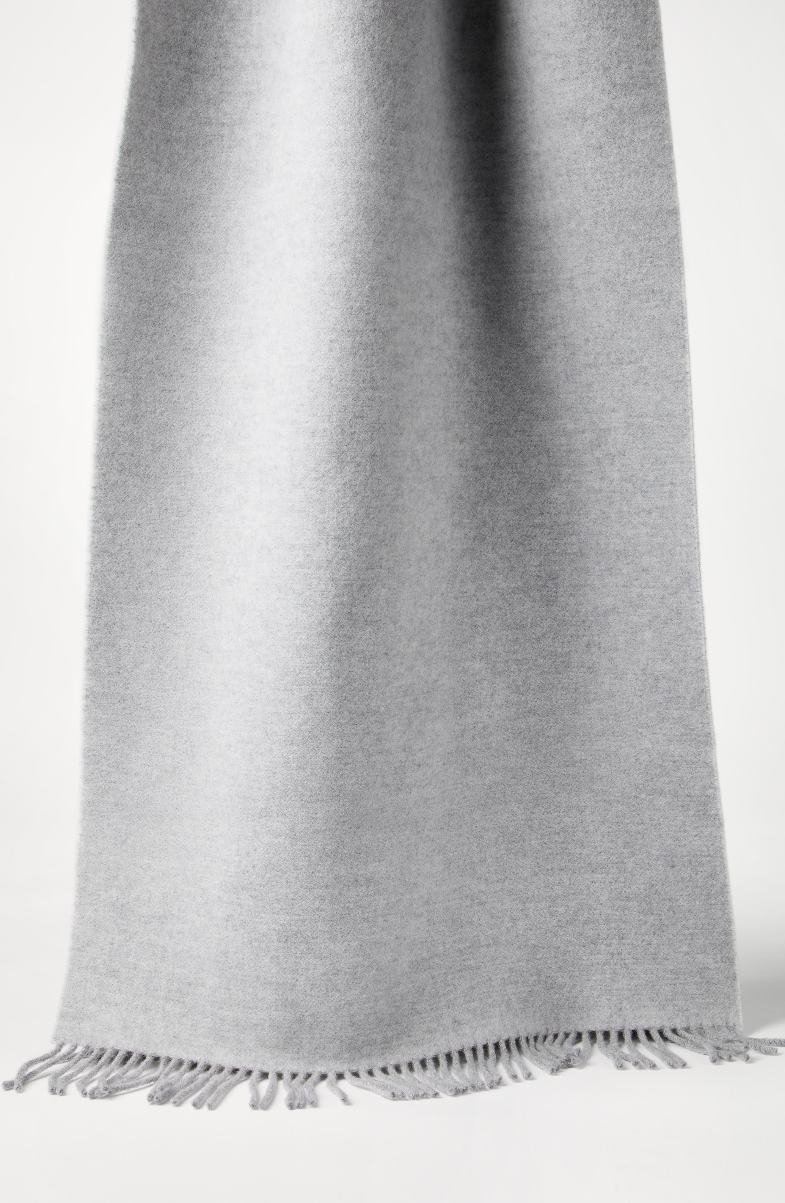 Brunello Cucinelli Knit scarf with hood in Light Grey at Nordstrom - 2