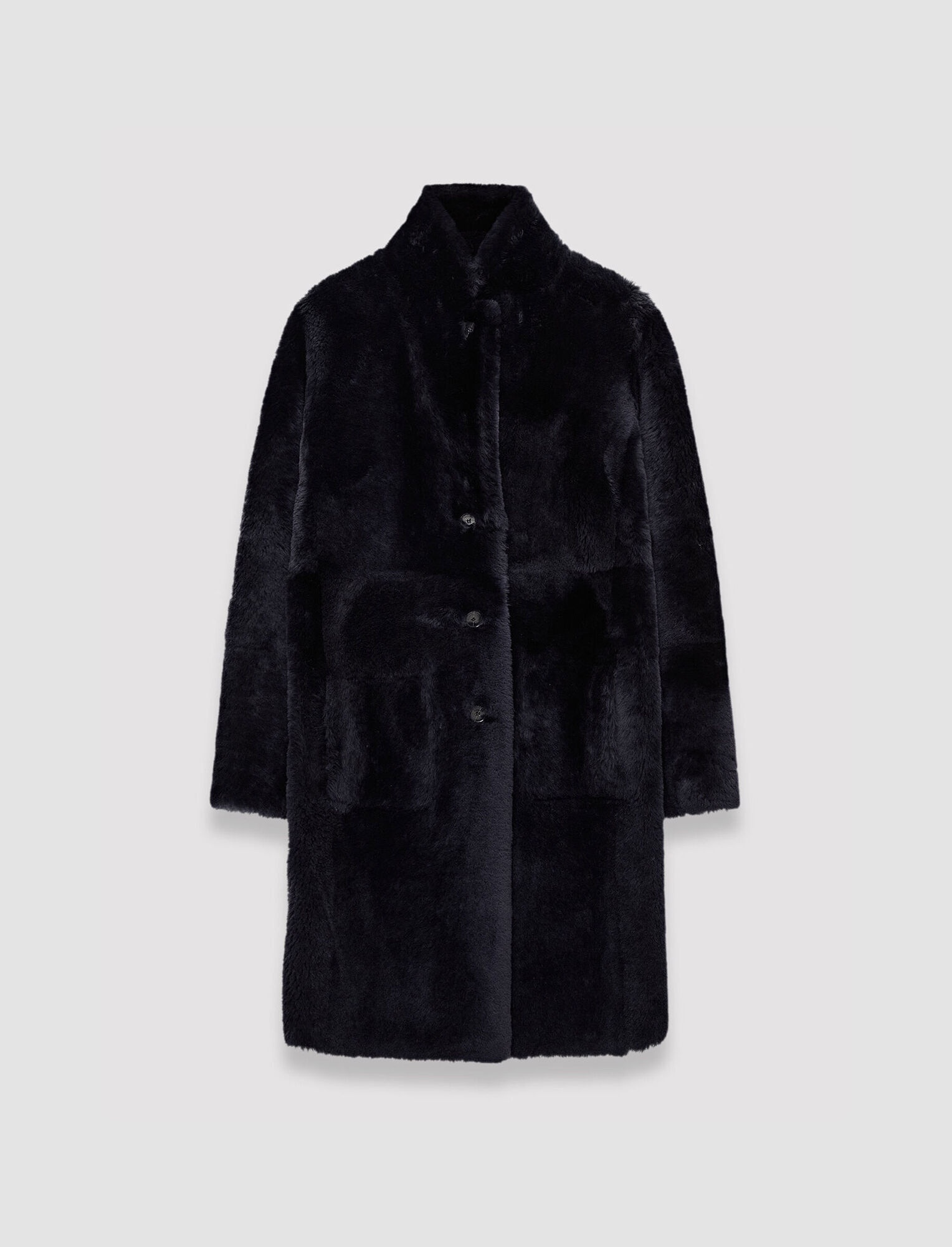 Reversible Shearling Britanny Coat - 1