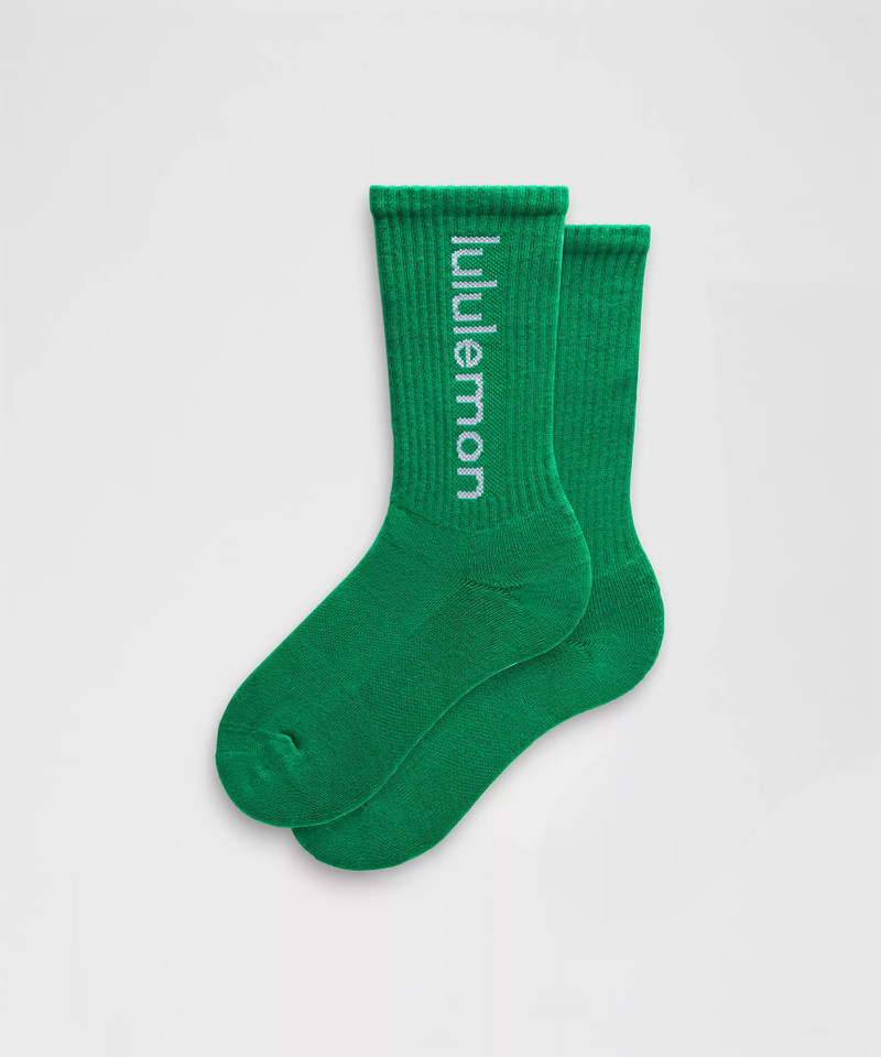 Unisex Daily Essential Crew Socks *Wordmark 1