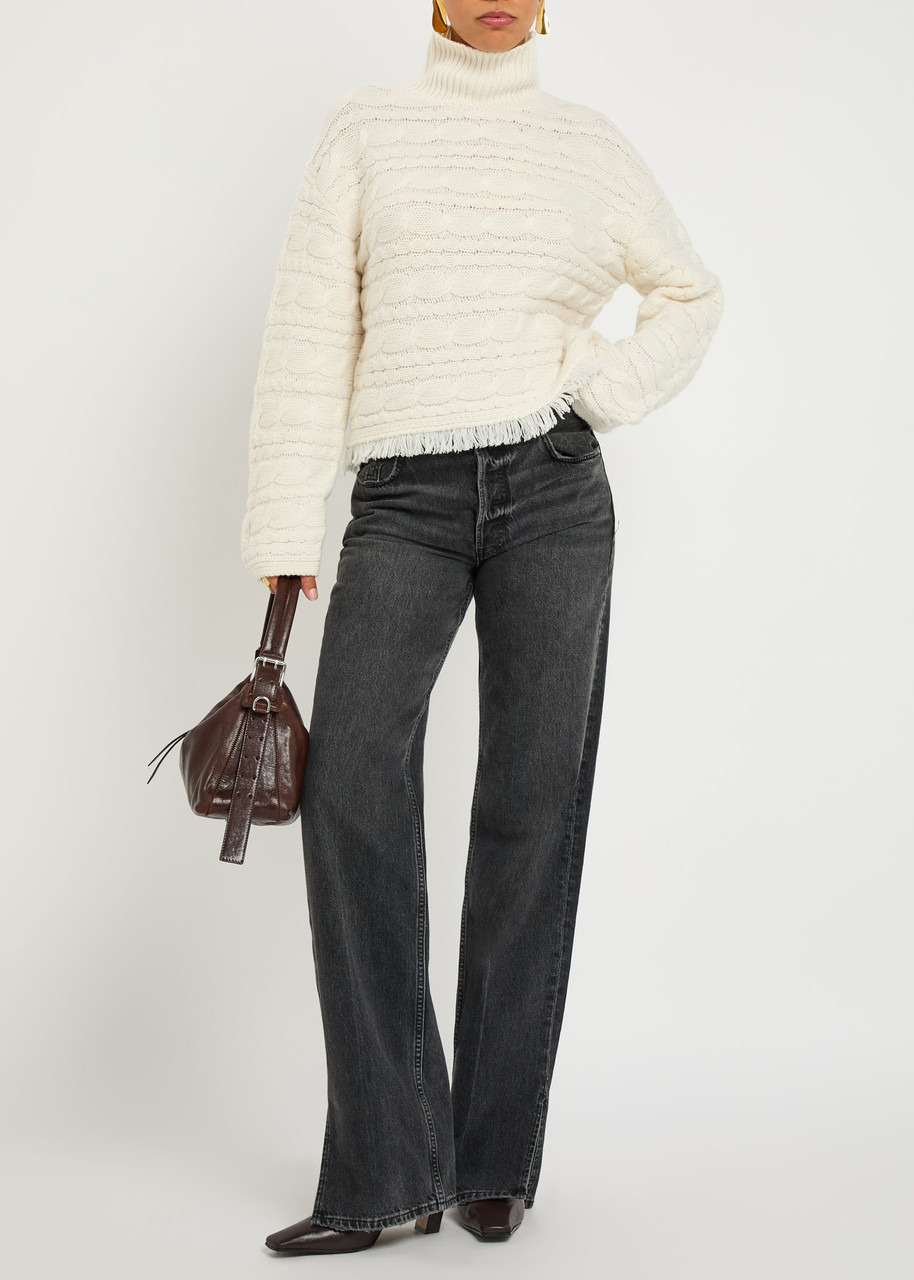 Guest In Residence Cable-knit Wool and Cashmere-blend Jumper - 4