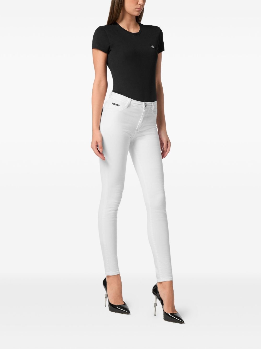 high-waisted skinny jeans - 2