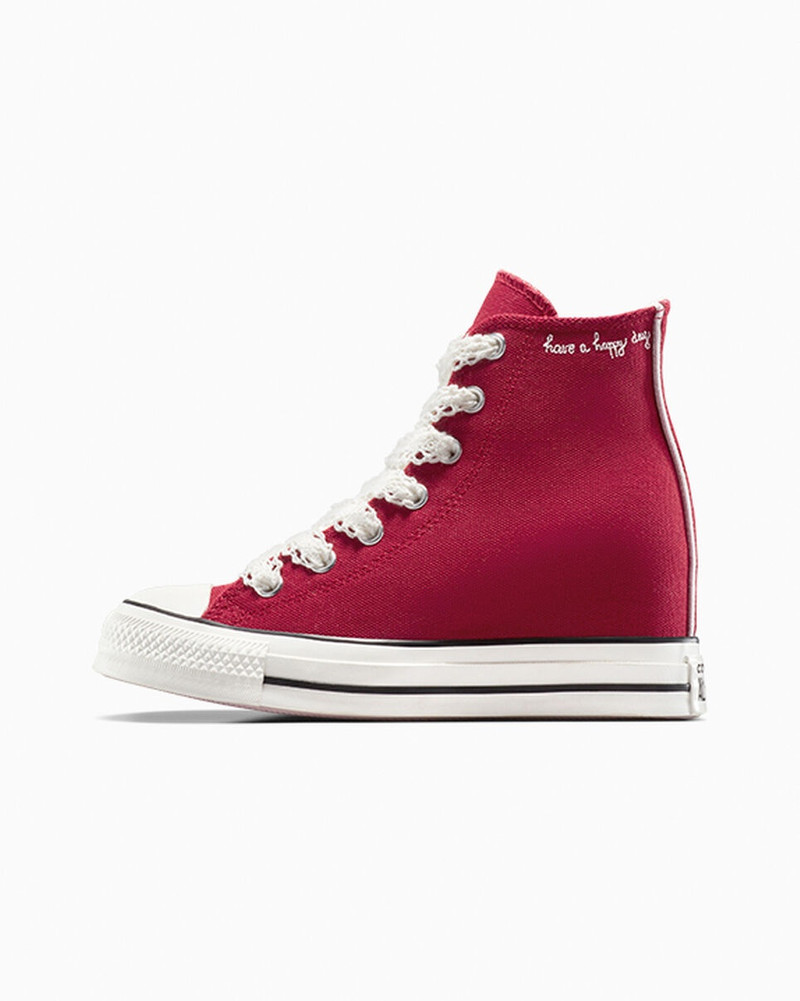 Converse Chuck Taylor All Star Wedge Platform Crochet Laces outlook