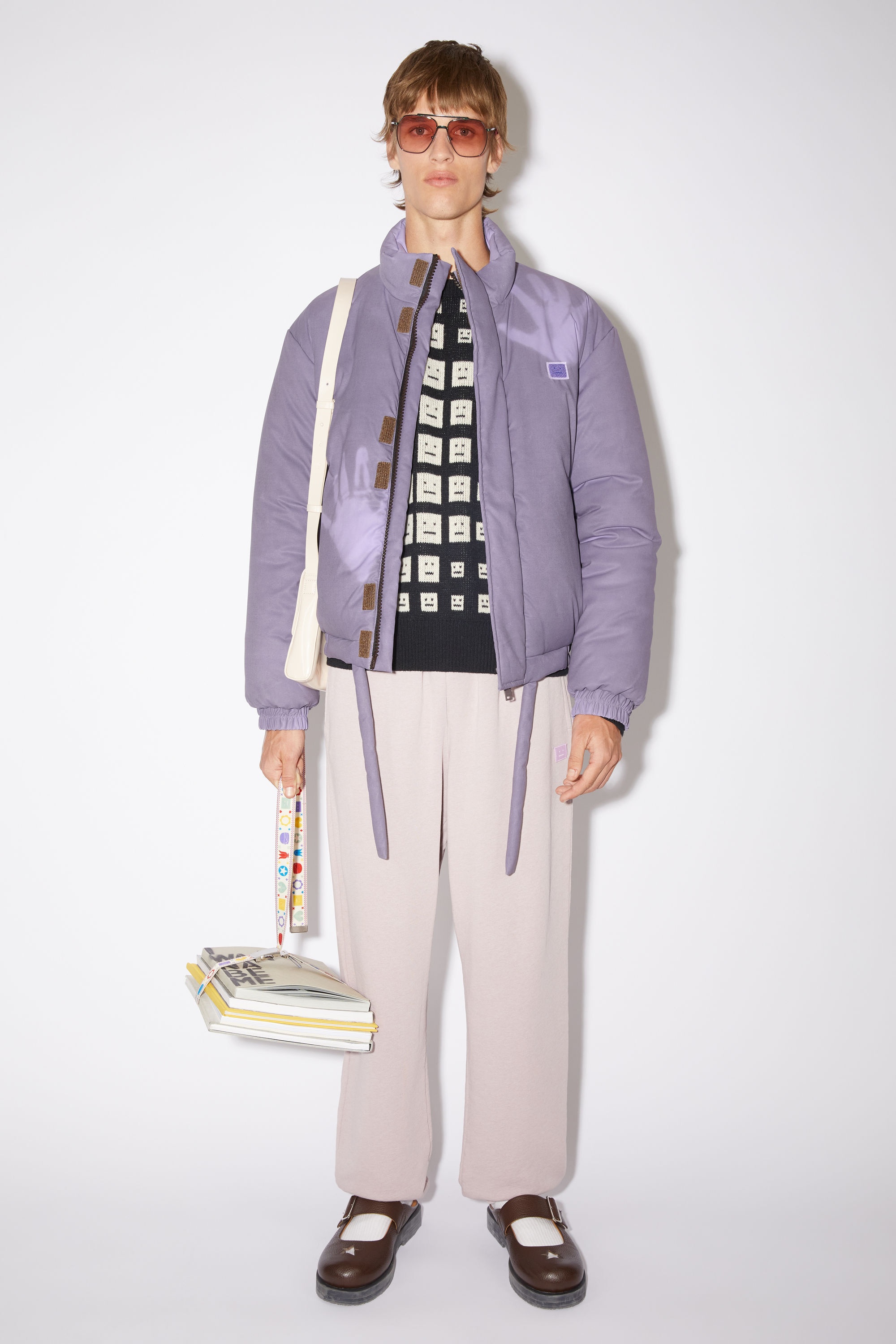 Heat reactive jacket - Black/lilac purple - 4