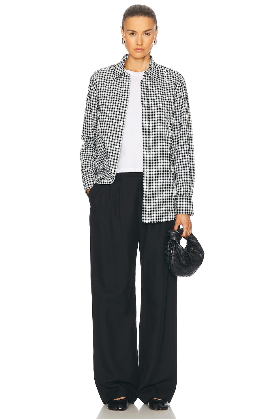 Long Sleeve Button Up Top - 5