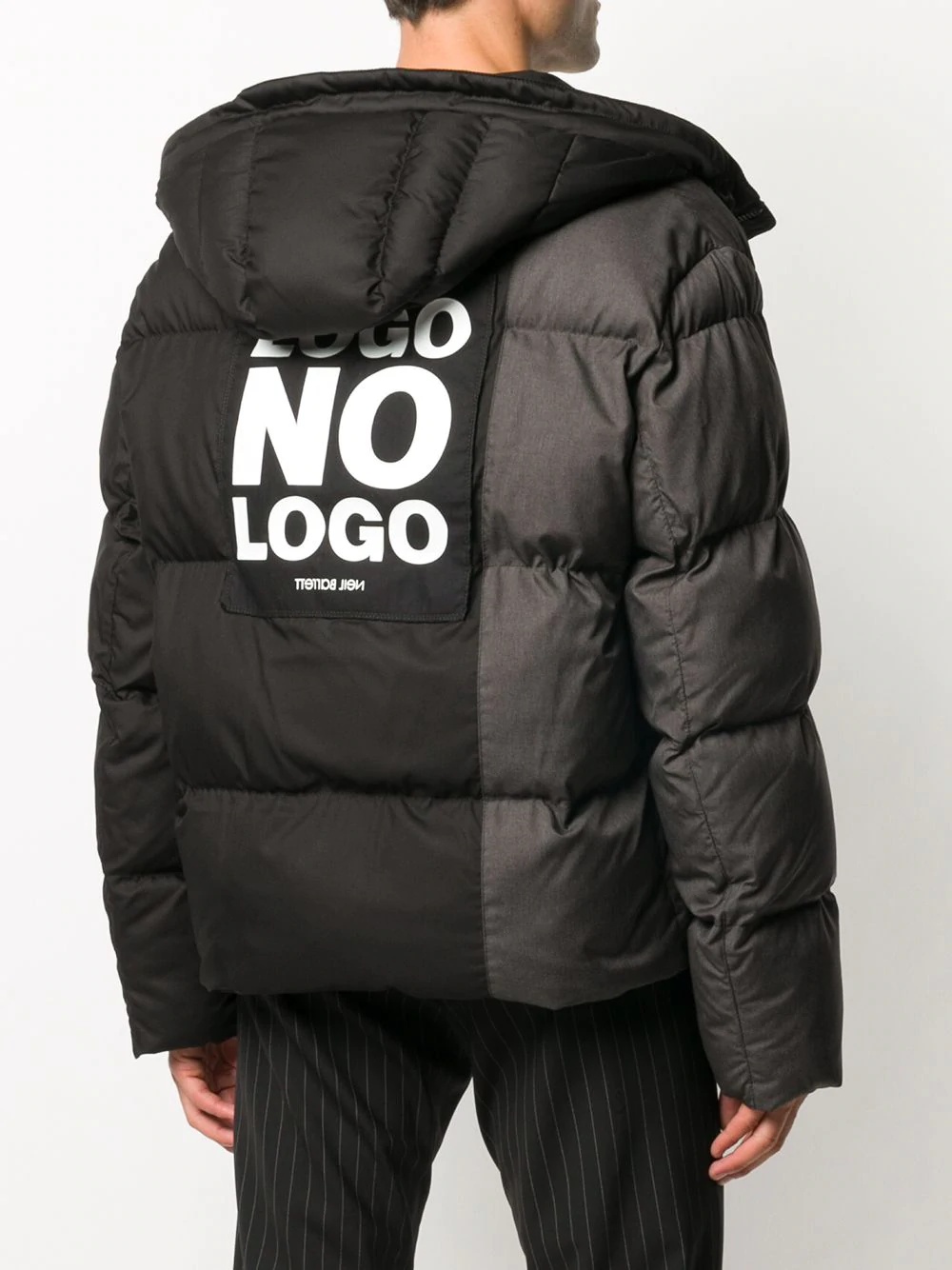 No Logo puffer jacket - 4