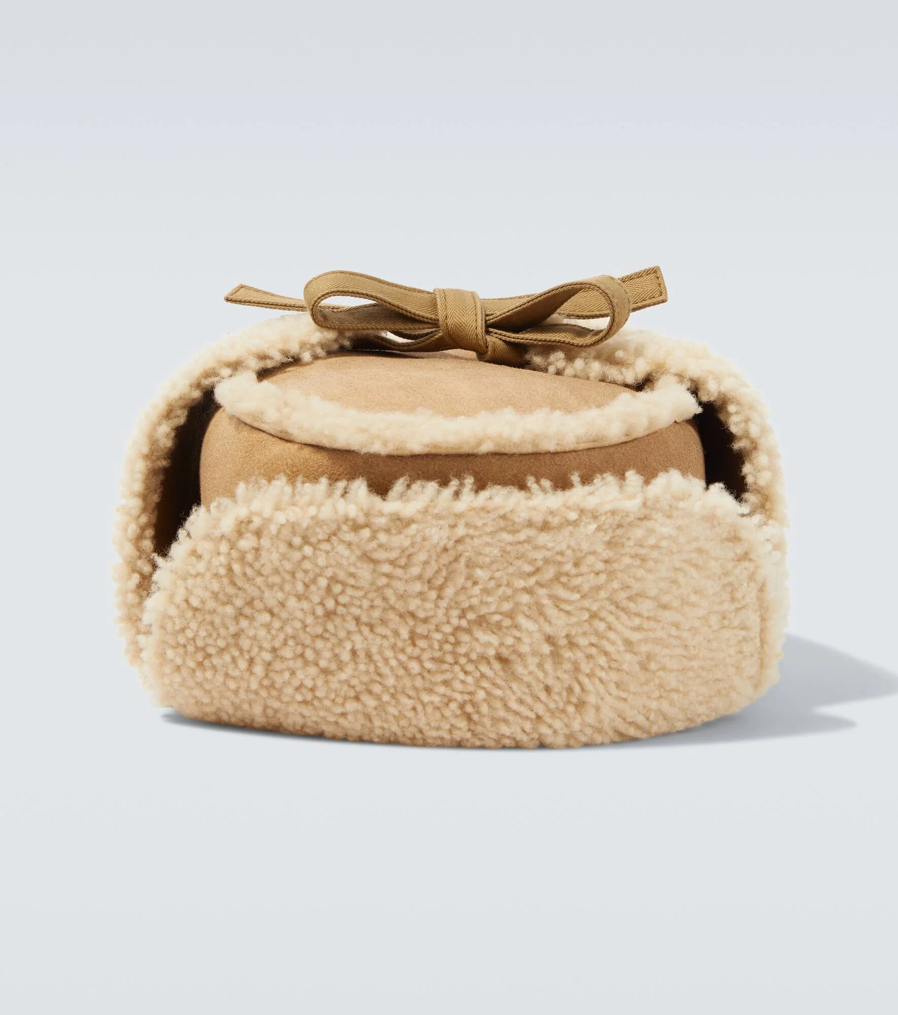 Open Car shearling and cotton hat - 1
