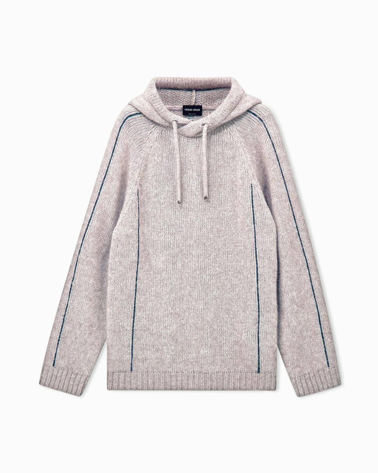 SWEATER OVERSIZED PLAIN KNIT IN ALPACA AND WOOL - 1