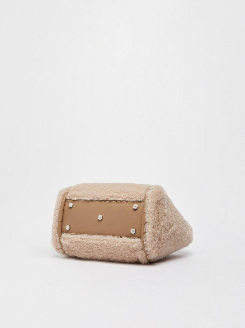 TMARINS1 Small Marine Bag in alpaca and wool Teddy fabric 6