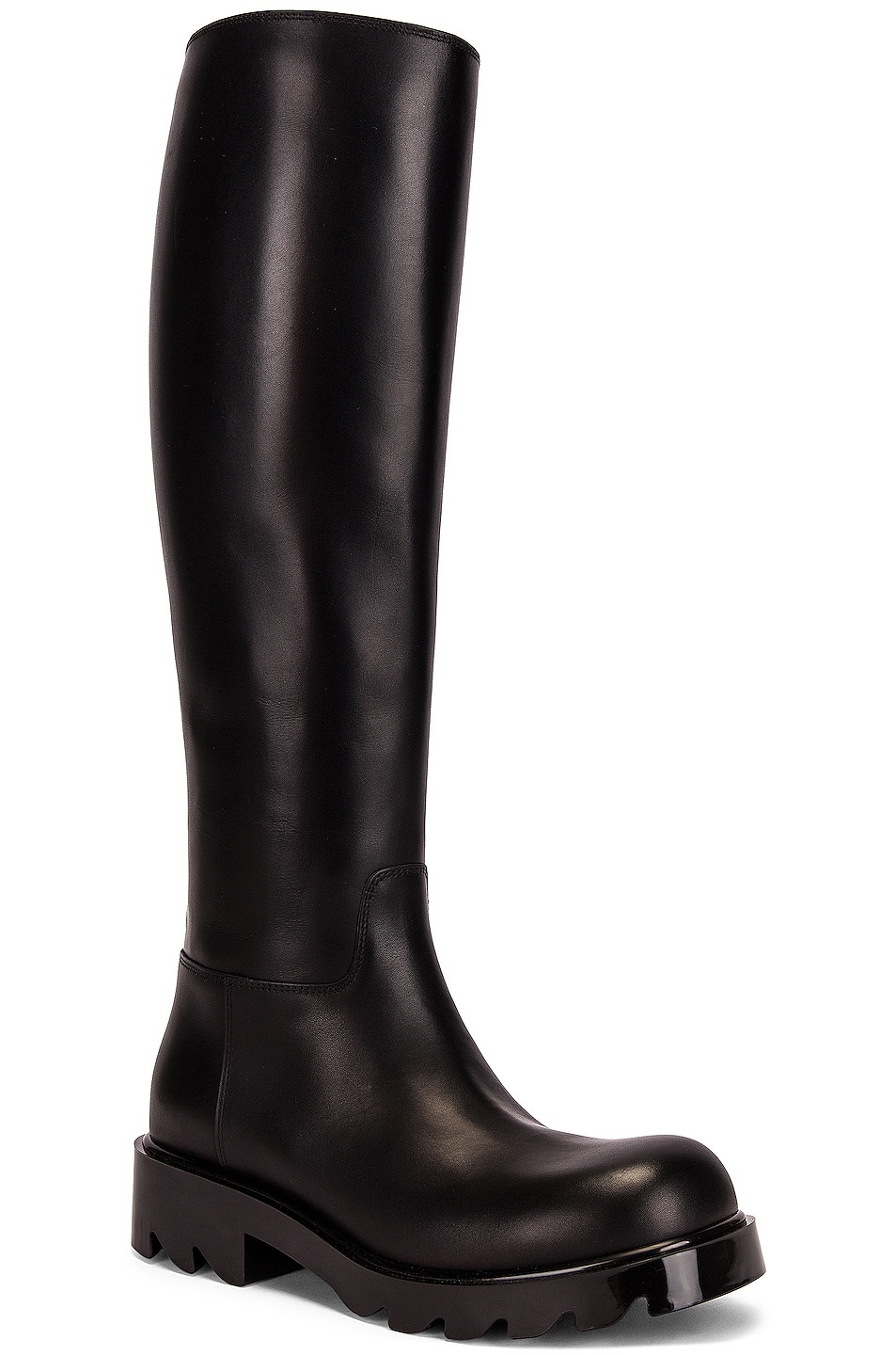 Leather Knee High Boots - 2