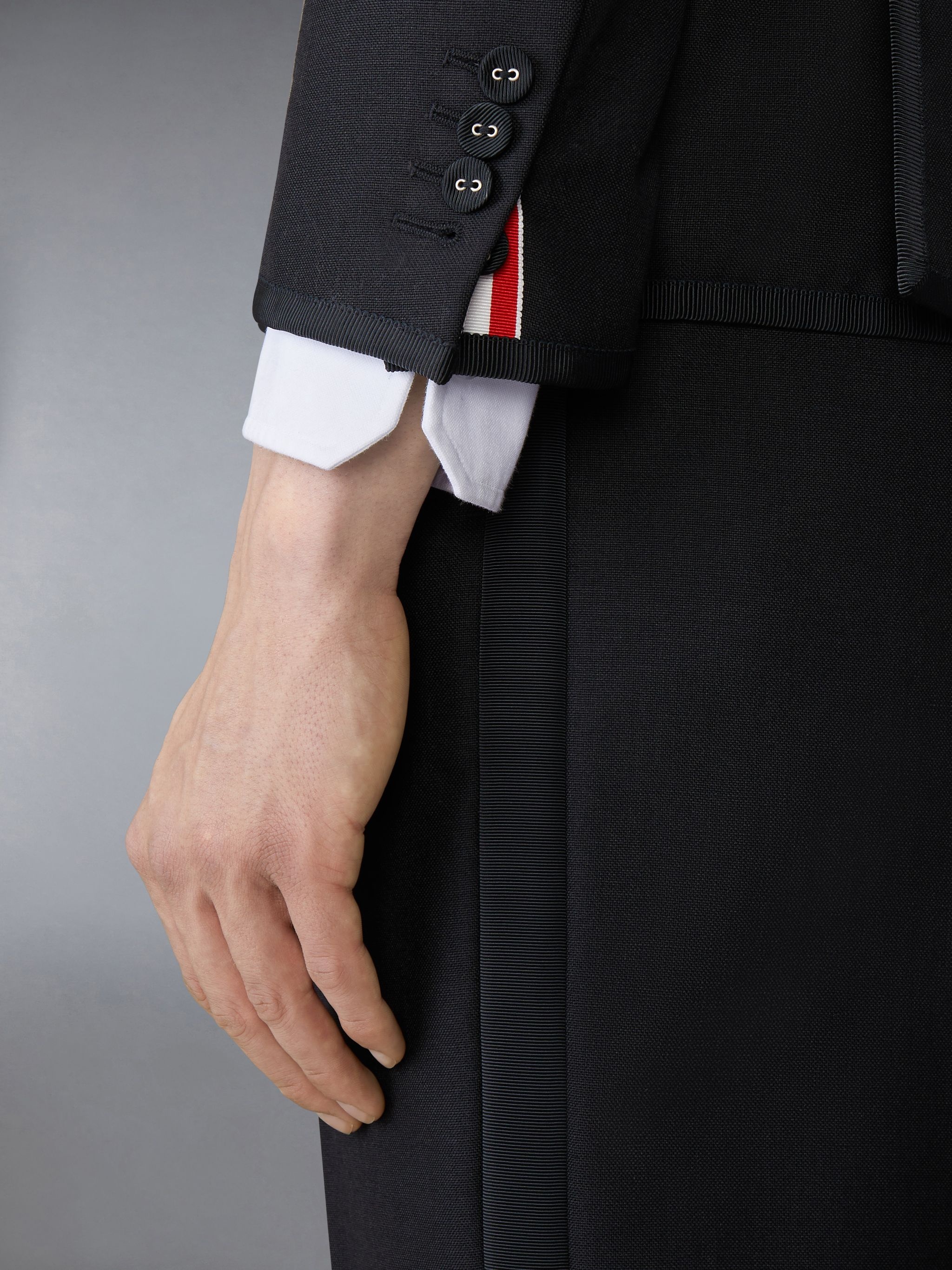 BLACK 2PLY MOHAIR CLASSIC TUXEDO - 4