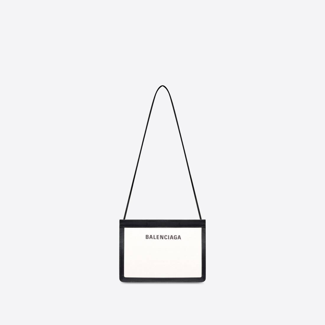 Women's Navy Medium Pouch in Black/yellow/blue - 5