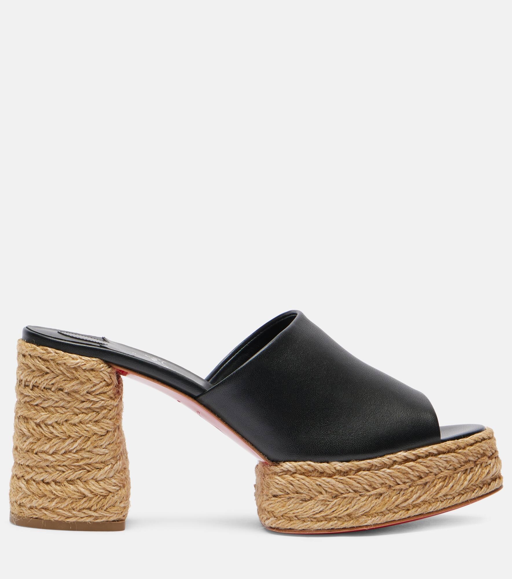 Calakala 85 leather platform mules - 4