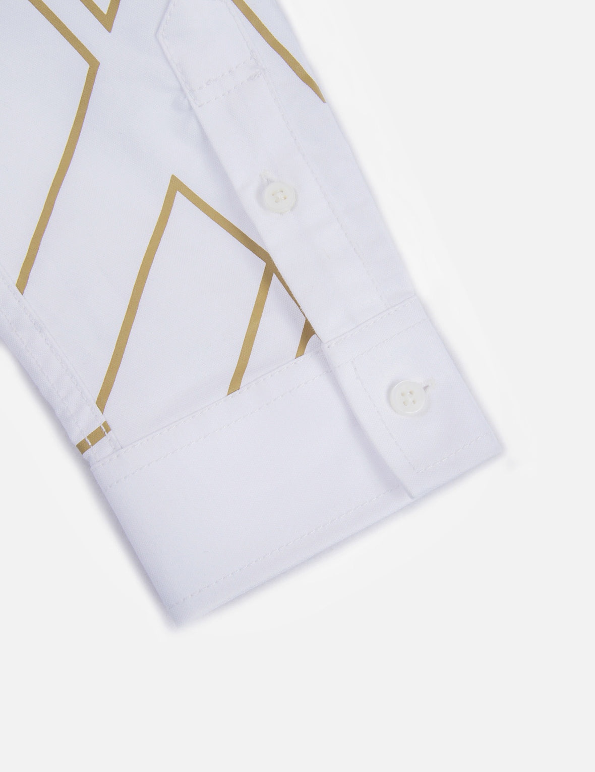 Logo Monogram Print Oxford Shirt - 12