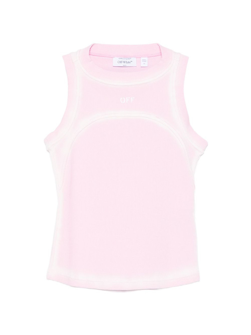 Spray- Off-Stamp ribbed tank top 1