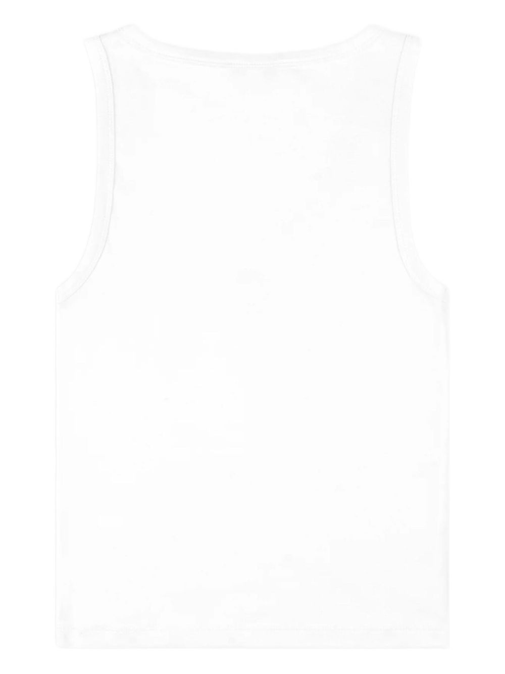 Baby logo-patch rib tank - 2