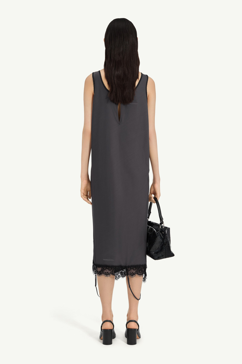 Mirrored lace slip dress 3