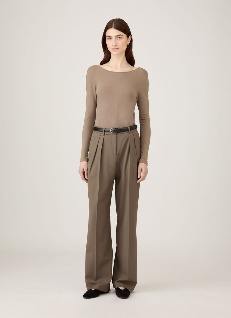 Sunspel Stretch Cotton Scoop Back Top outlook