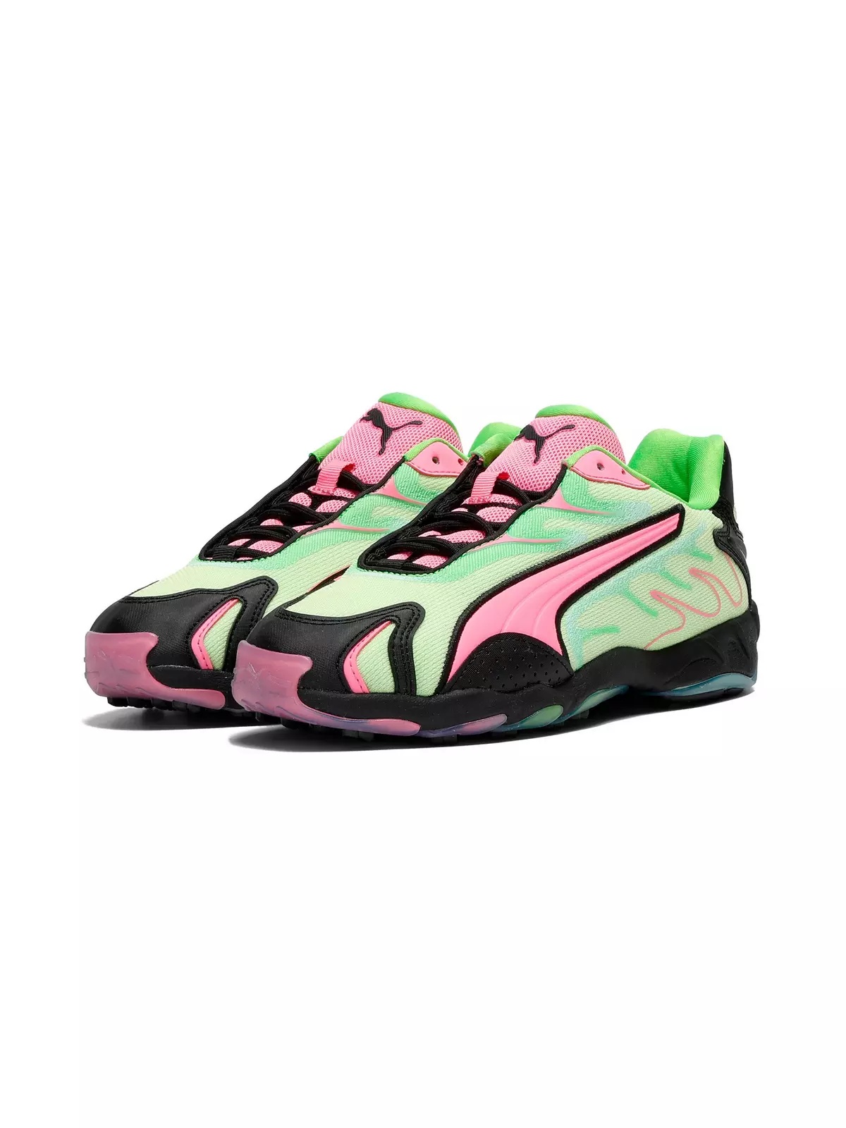 PUMA Inhale Speed Style "Fresh Yellow/Pitch Green" Women's Shoe - 3