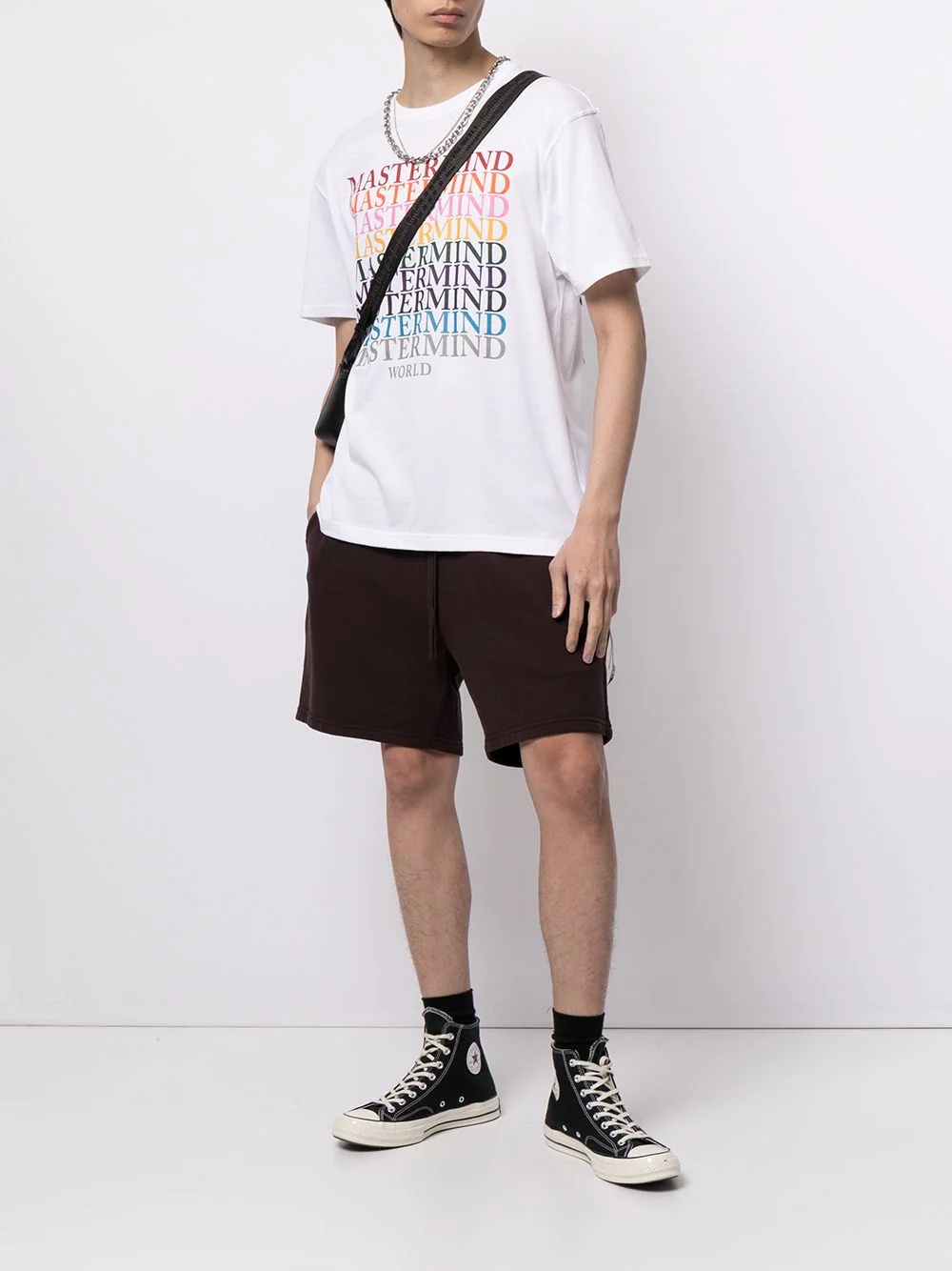 skull logo-print cotton T-shirt - 2