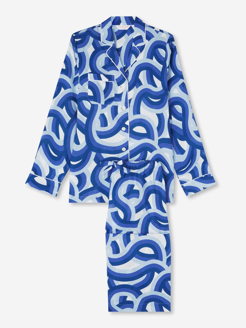 Women's Pyjamas Ledbury 51 Cotton Batiste Blue - 1