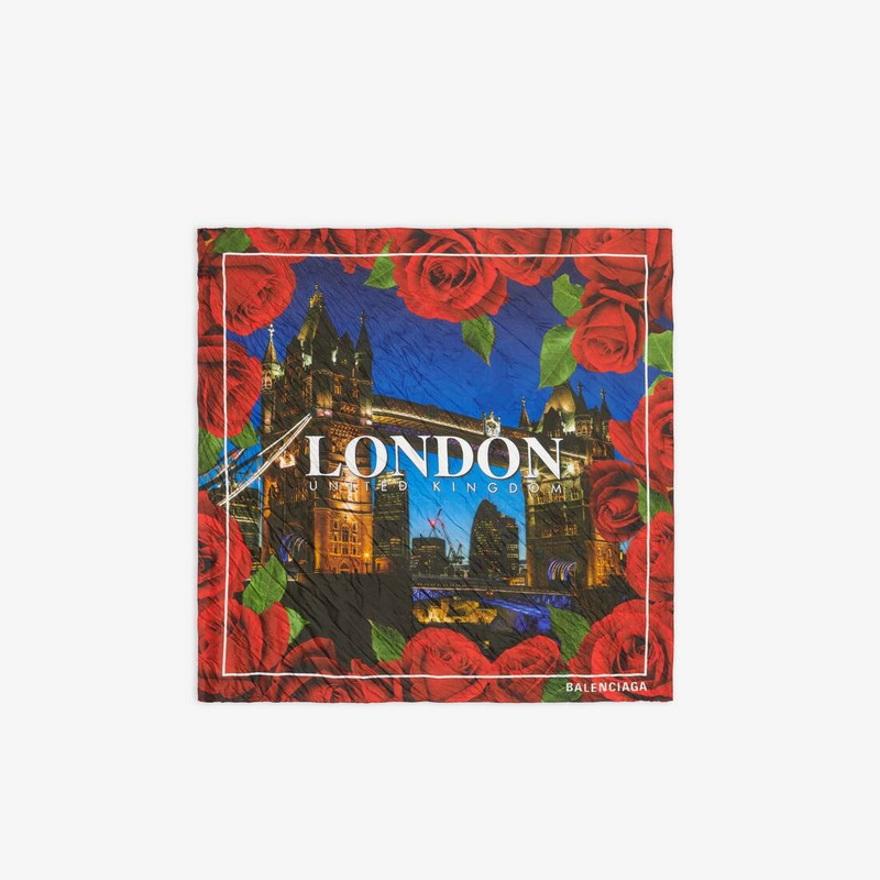 BALENCIAGA London Scarf  in Indigo outlook