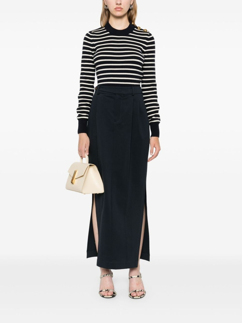 Brunello Cucinelli pleat-detailing pencil skirt outlook