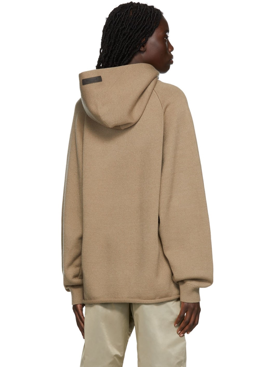 Tan Polyester Hoodie - 3