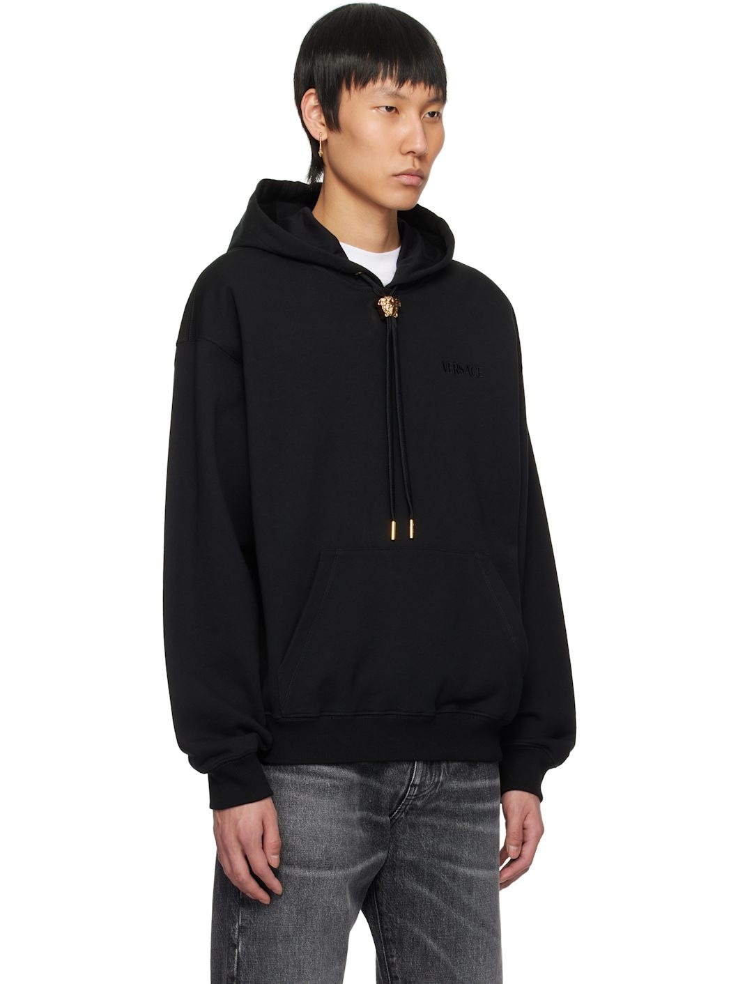Black 'La Medusa' Hoodie - 2