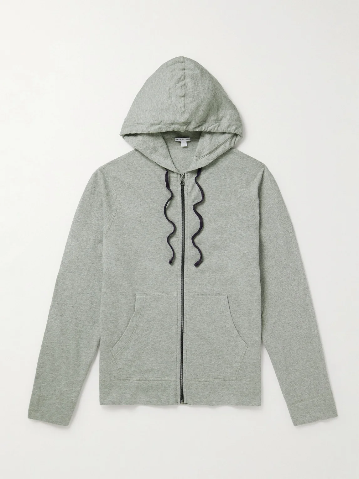 Cotton-Jersey Zip-Up Hoodie - 1