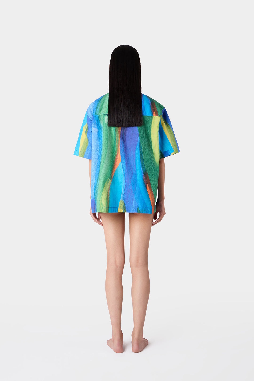 PENNELLETA SHORTSLEEVE SHIRT / multicolor allover print - 7