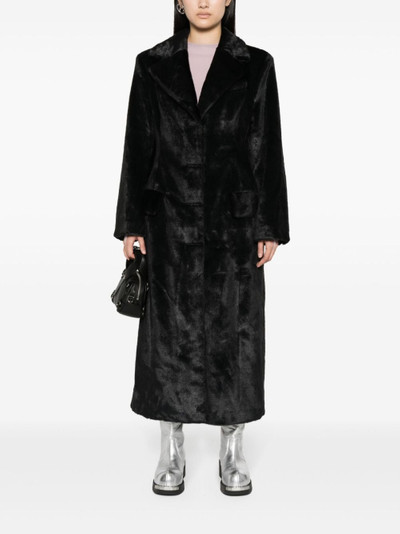 STAND STUDIO Izzy faux-fur maxi coat outlook