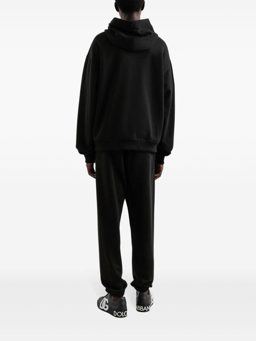 logo-embossed hoodie - 3