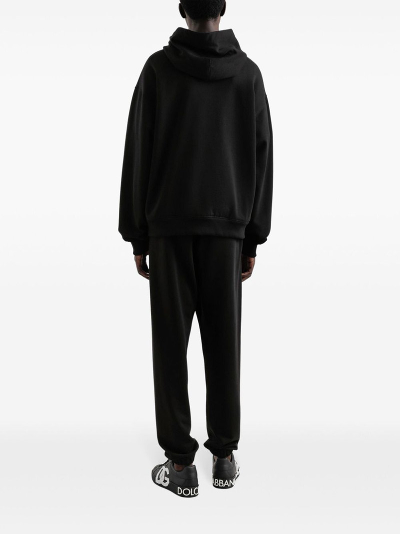 logo-embossed hoodie 3