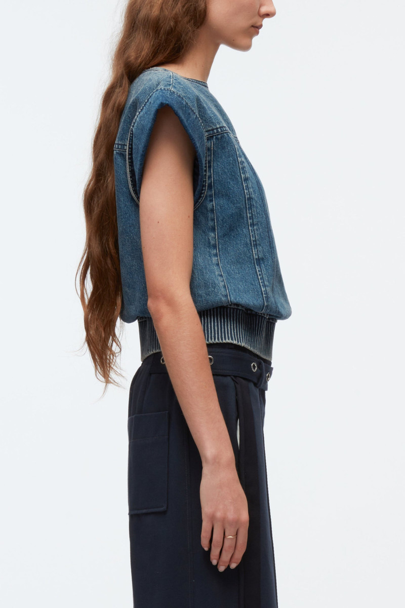 Deconstructed Denim Top 3