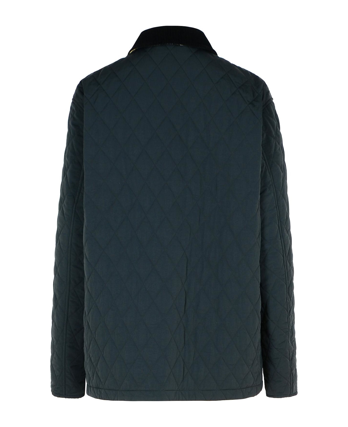 Quilted Jacket In Black Nylon - 3