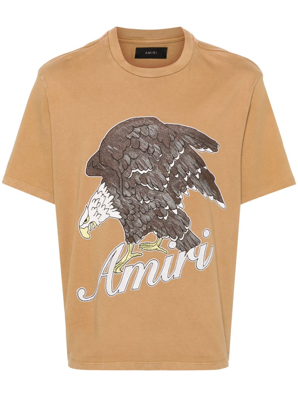 eagle-stamp cotton T-shirt - 1