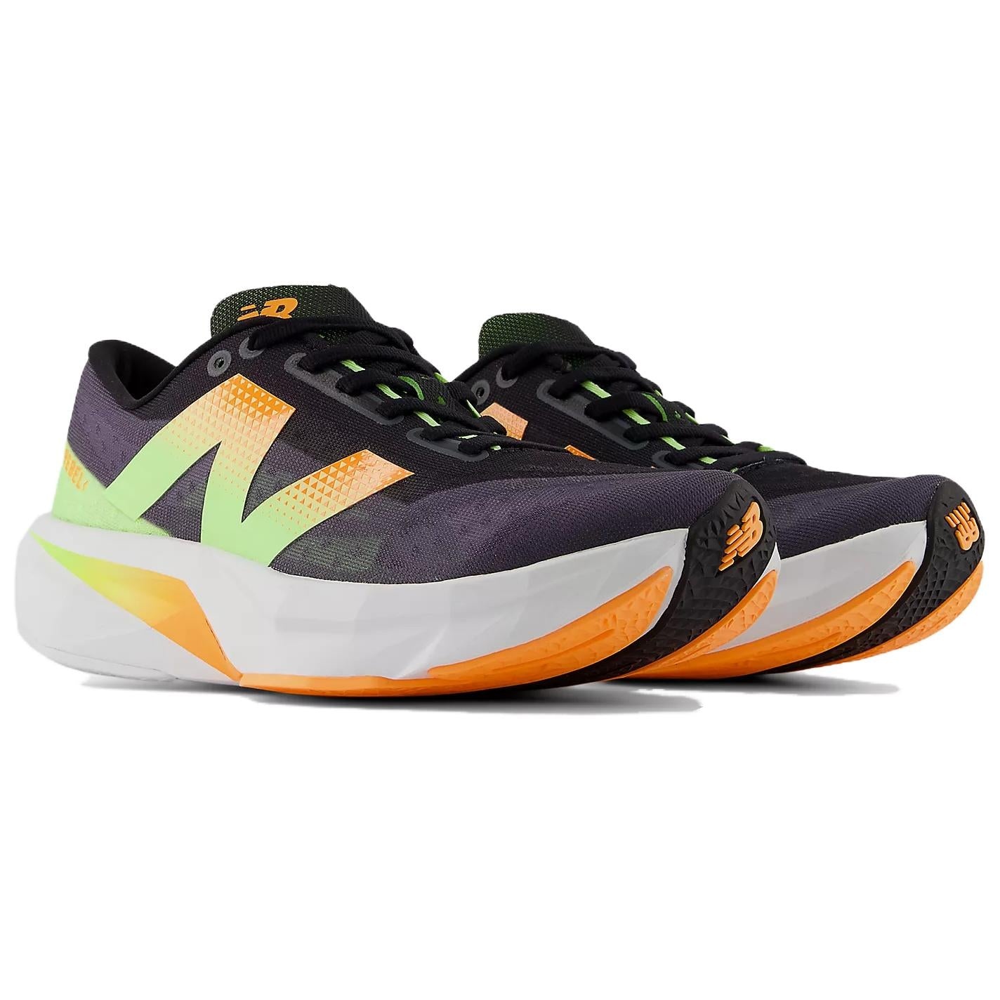 (WMNS) New Balance FuelCell Rebel v4 'Black Graphite White Peach' WFCXCG4 - 3