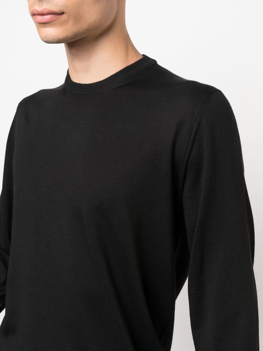 crew-neck long-sleeve jumper - 5