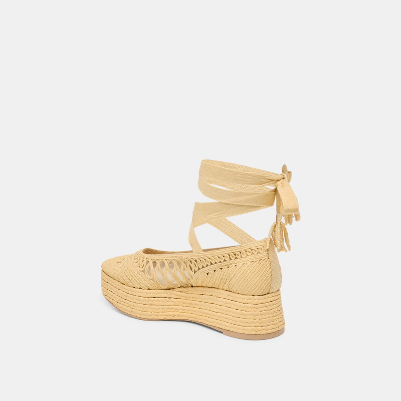 FARIS FLATS LT NATURAL MACRAME 7