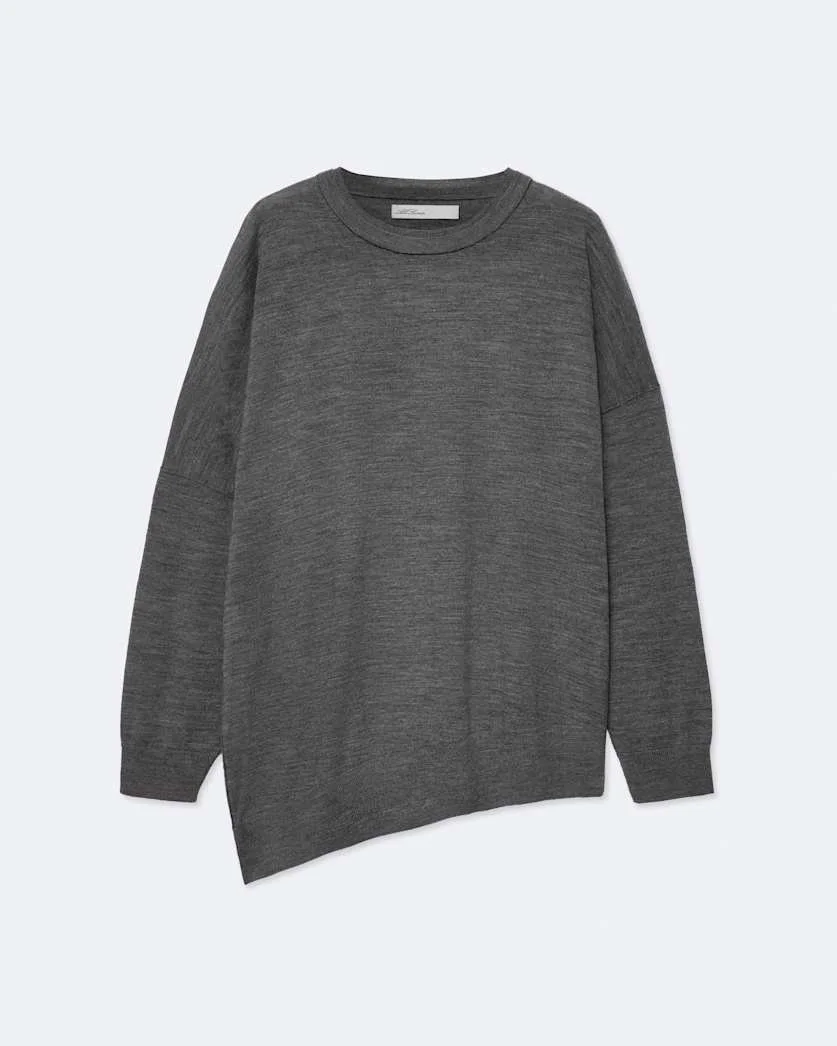 MARTEL ASYMMETRIC MERINO WOOL SWEATER - 1