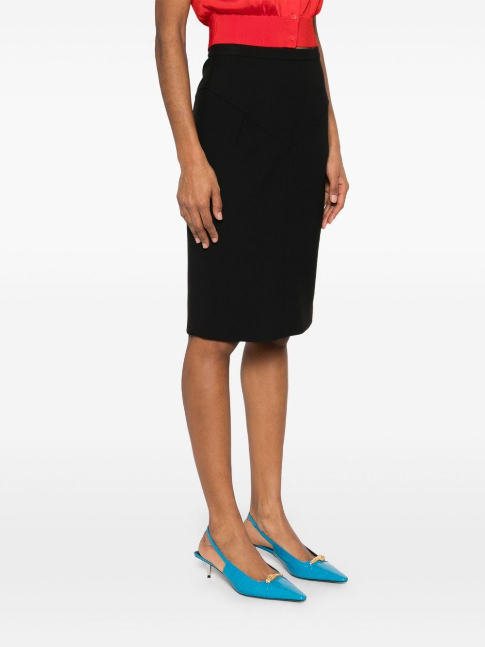 panelled mini skirt - 3