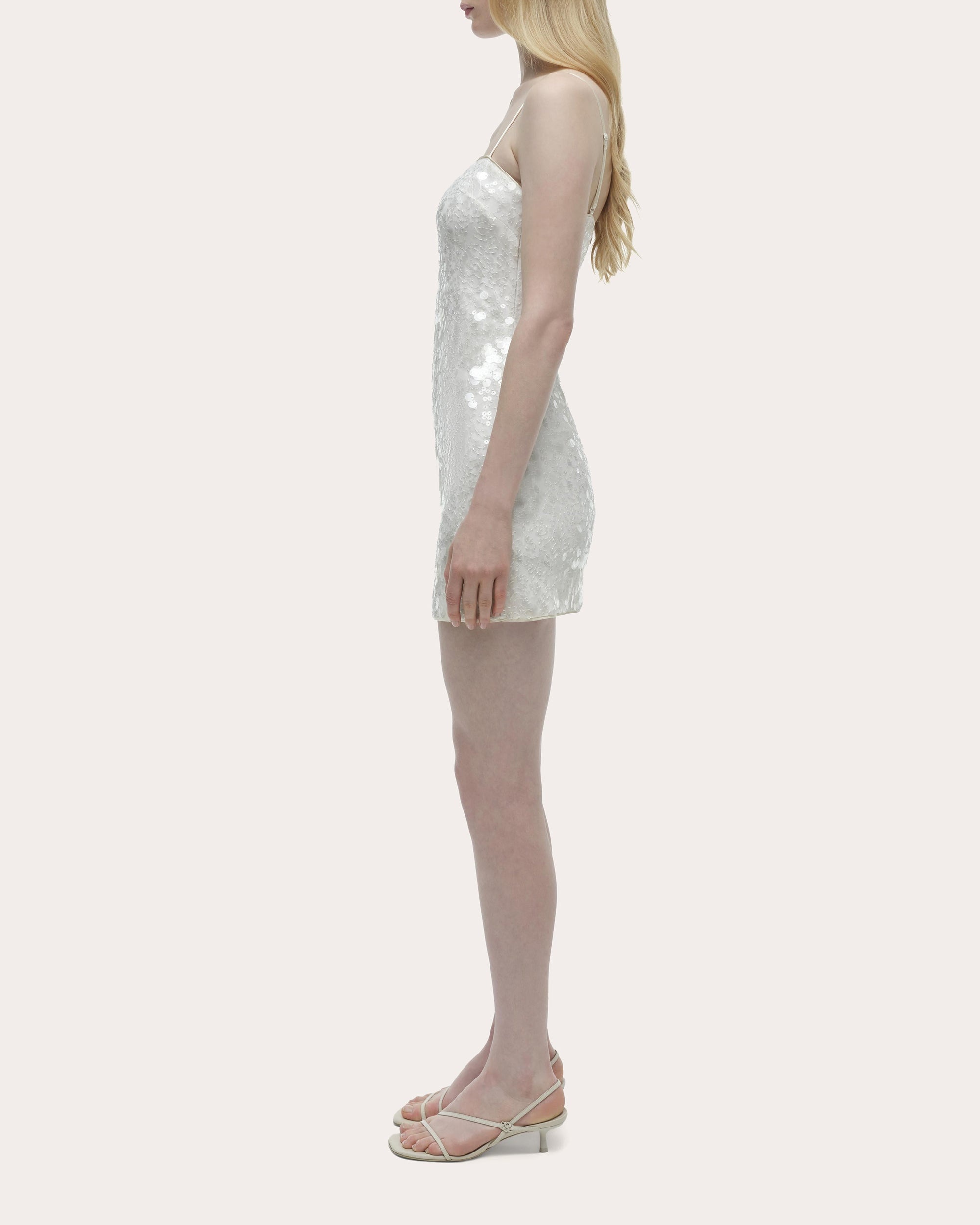 Lollie Sequin Sleeveless Mini Dress - 3