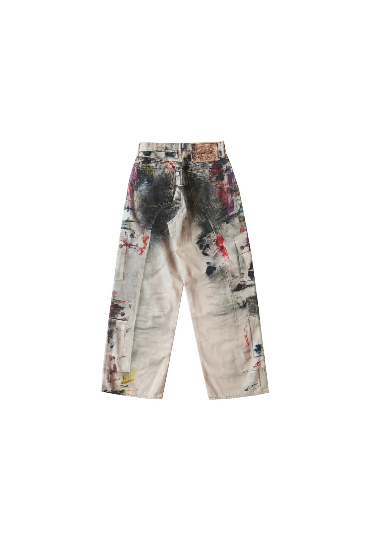 Acne Studios Painter Trompe L'oeil Jeans White/Multi - 2