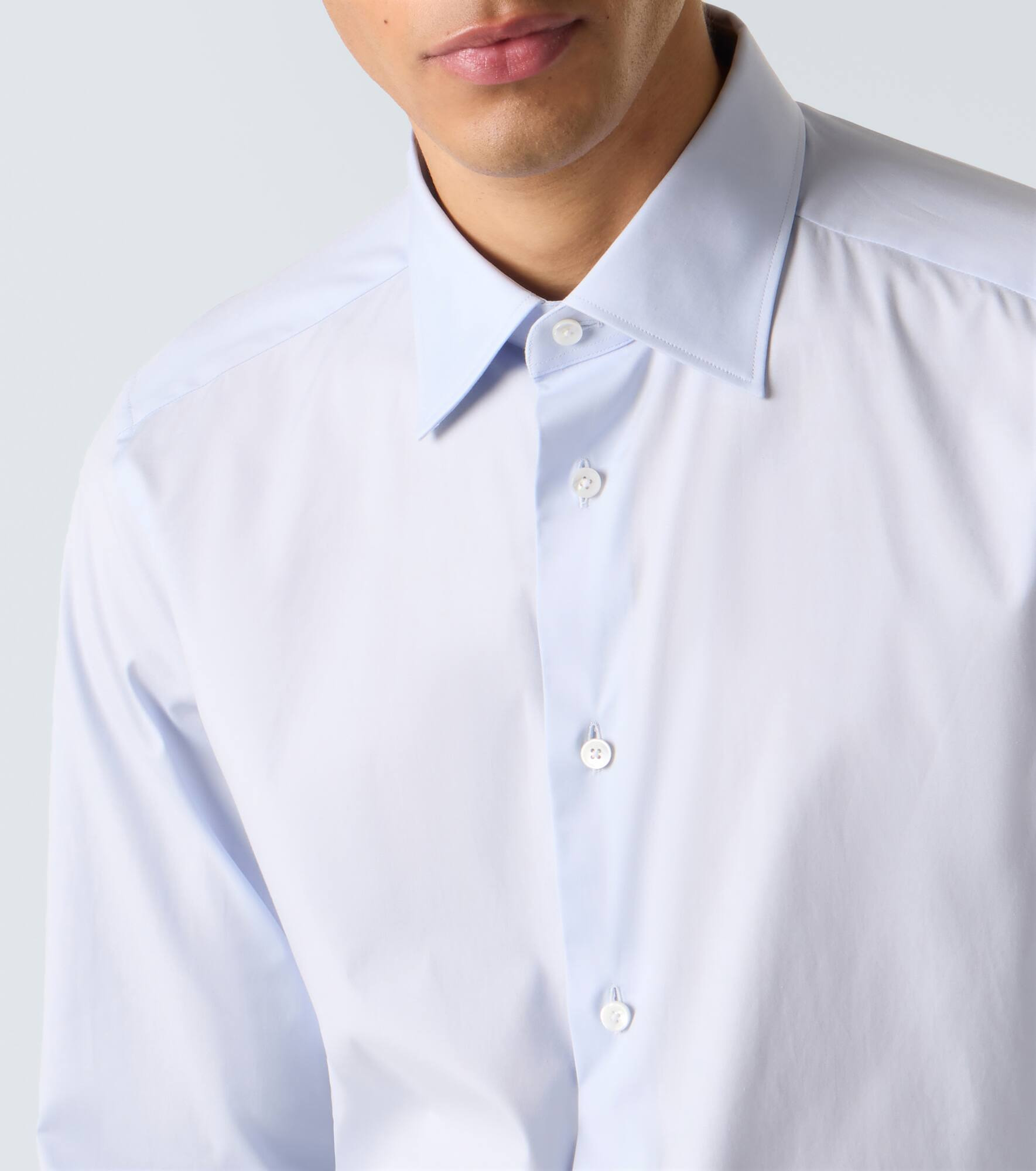 Cotton-blend shirt - 6