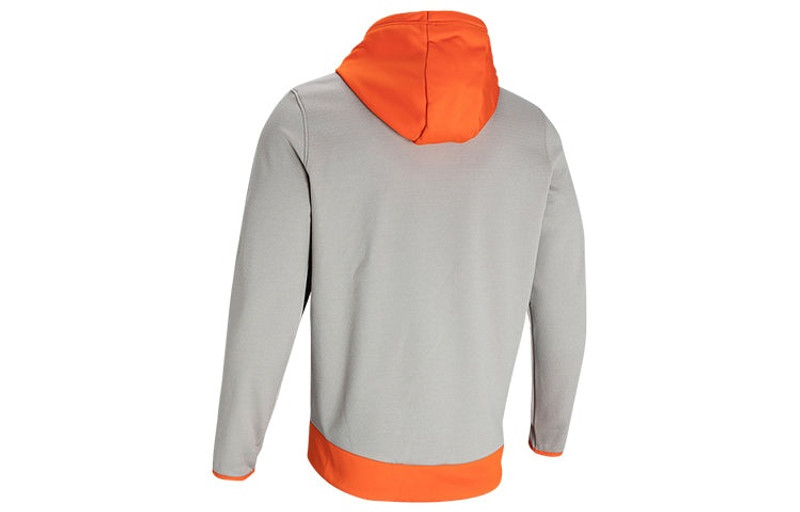 Under Armour Under Armour Fleece Textured Full Zip Hoodie 'Orange Light Brown' 1360718-200 outlook