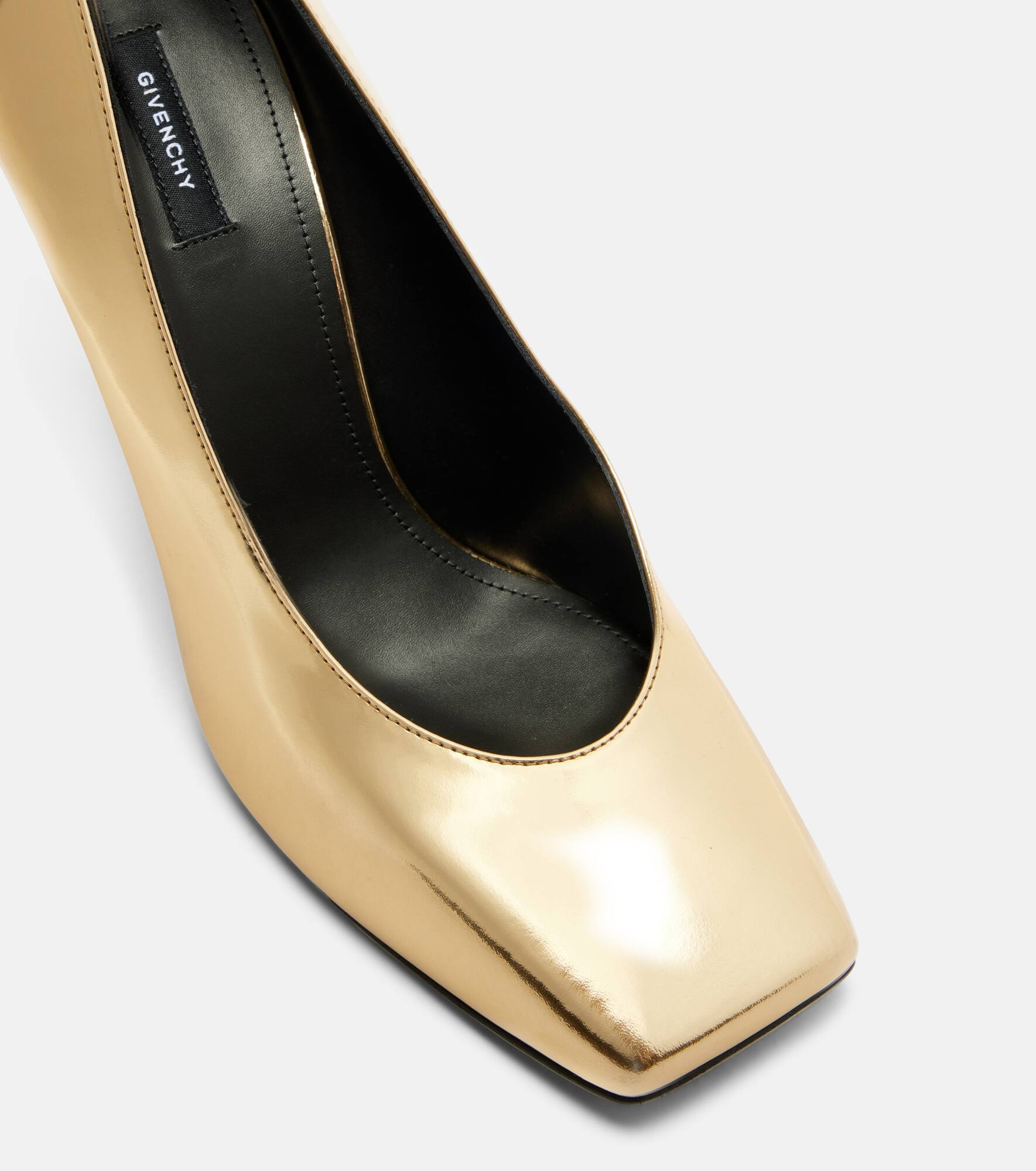 Sliced Square 95 patent leather pumps - 5