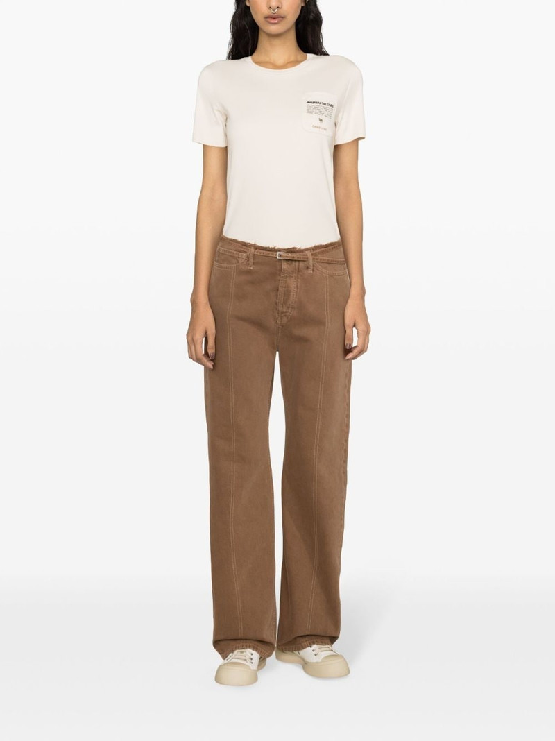 'S Max Mara Sax logo-embroidered cotton T-shirt outlook